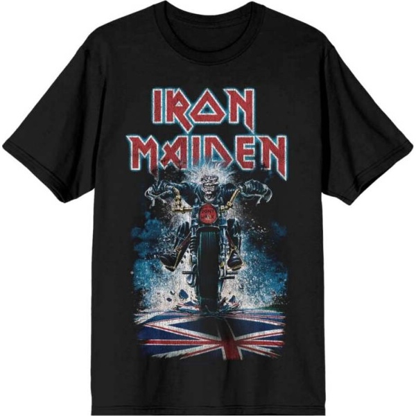 Iron Maiden Eddie Biker Tričko černá - RockTime.cz