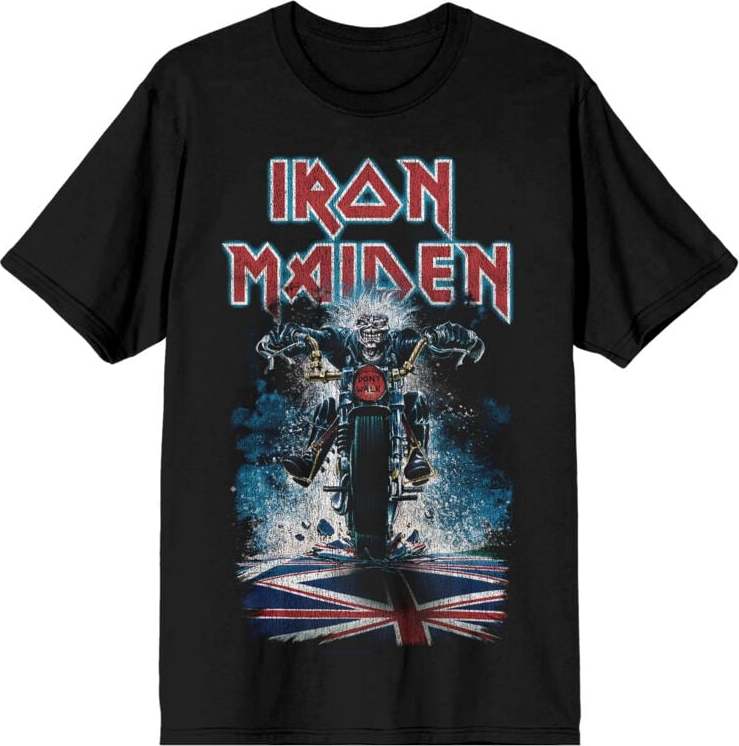 Iron Maiden Eddie Biker Tričko černá - RockTime.cz