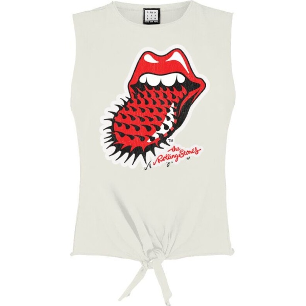The Rolling Stones Amplified Collection - 94/95 Dámský top bílá - RockTime.cz