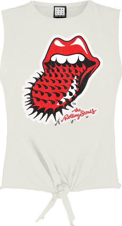 The Rolling Stones Amplified Collection - 94/95 Dámský top bílá - RockTime.cz