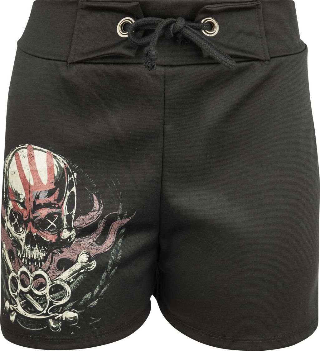 Five Finger Death Punch 100% Pure Dámské šortky černá - RockTime.cz