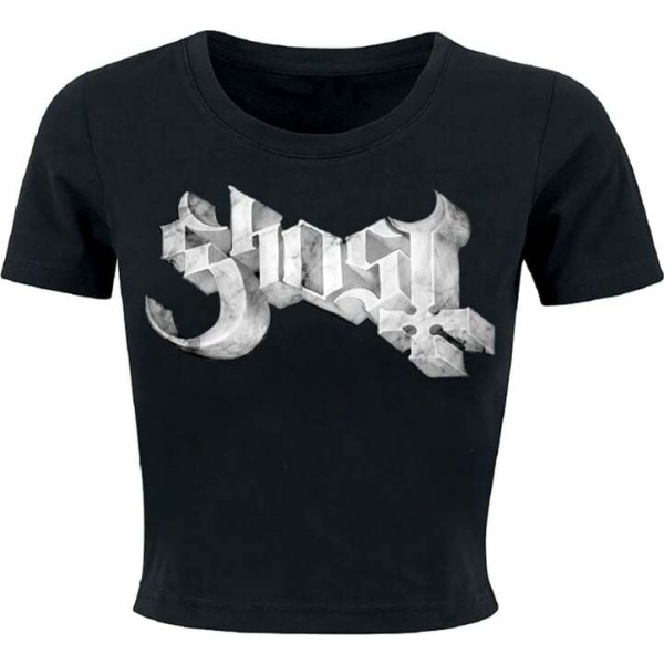 Ghost Marble Logo Dámské tričko černá - RockTime.cz
