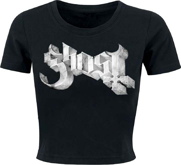 Ghost Marble Logo Dámské tričko černá - RockTime.cz
