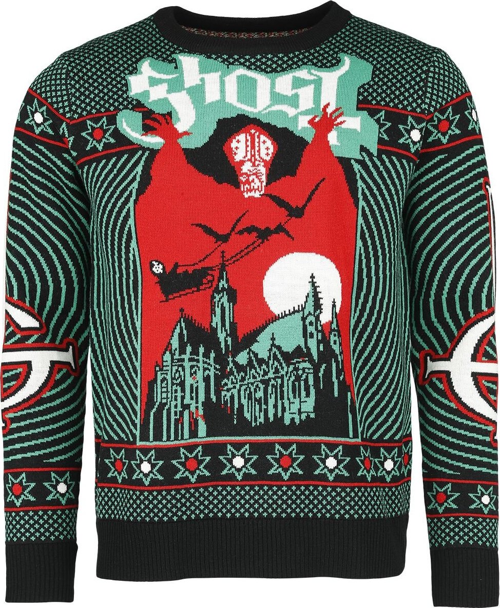 Ghost Holiday Sweater Pletený svetr vícebarevný - RockTime.cz