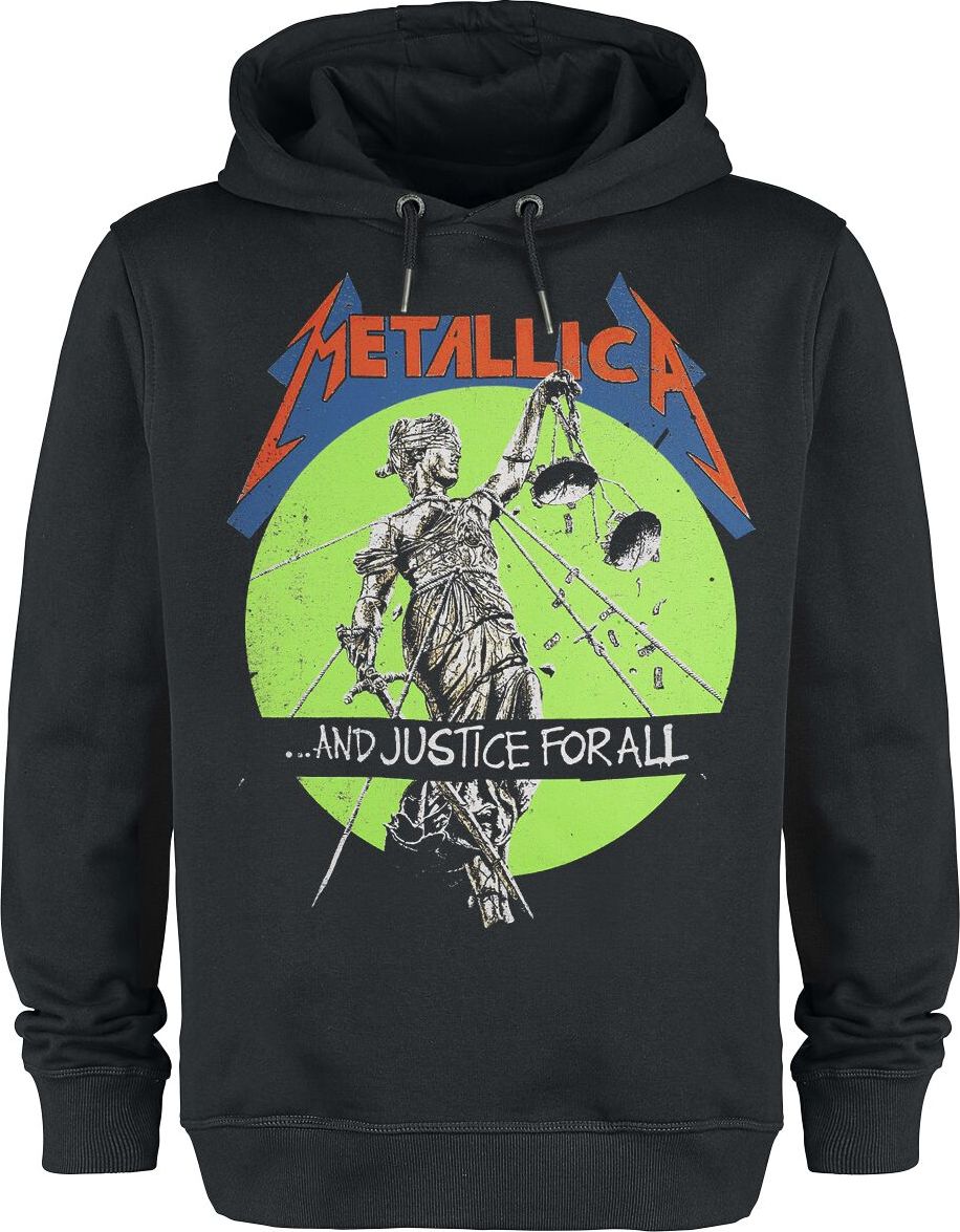 Metallica Amplified Collection - No Justice For All Mikina s kapucí černá - RockTime.cz