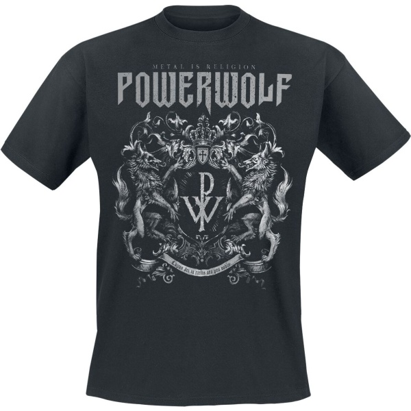 Powerwolf Crest - Metal Is Religion Tričko černá - RockTime.cz