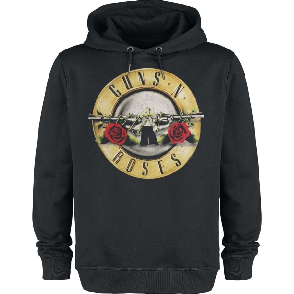 Guns N' Roses Amplified Collection - Drum Mikina s kapucí černá - RockTime.cz