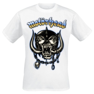 Motörhead 50 Airbrush Warpig Tričko bílá - RockTime.cz