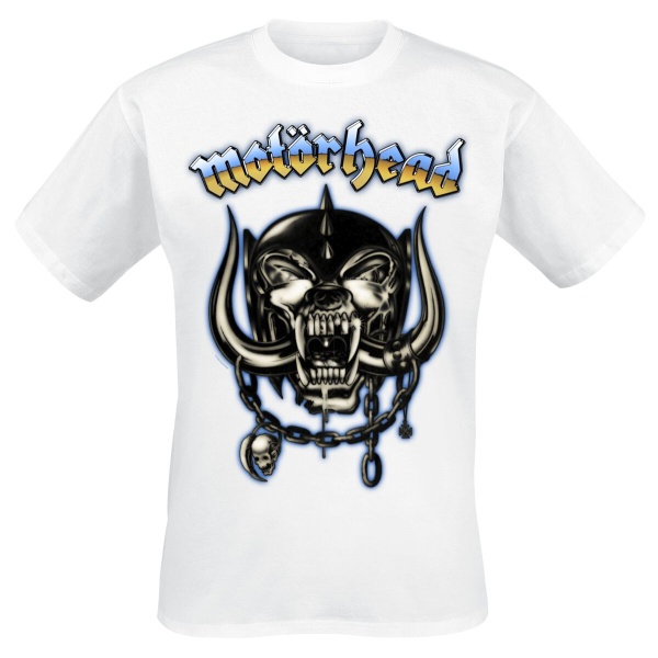 Motörhead 50 Airbrush Warpig Tričko bílá - RockTime.cz