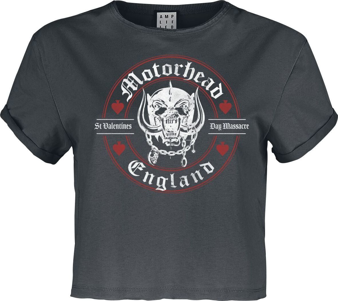 Motörhead Amplified Collection - St. Valentines Day Massacre Dámské tričko charcoal - RockTime.cz