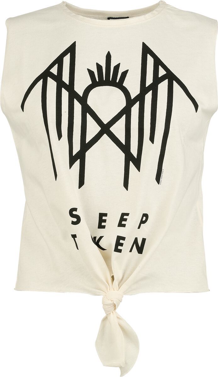 Sleep Token Amplified Collection - Crystalina Logo Dámský top šedobílá - RockTime.cz