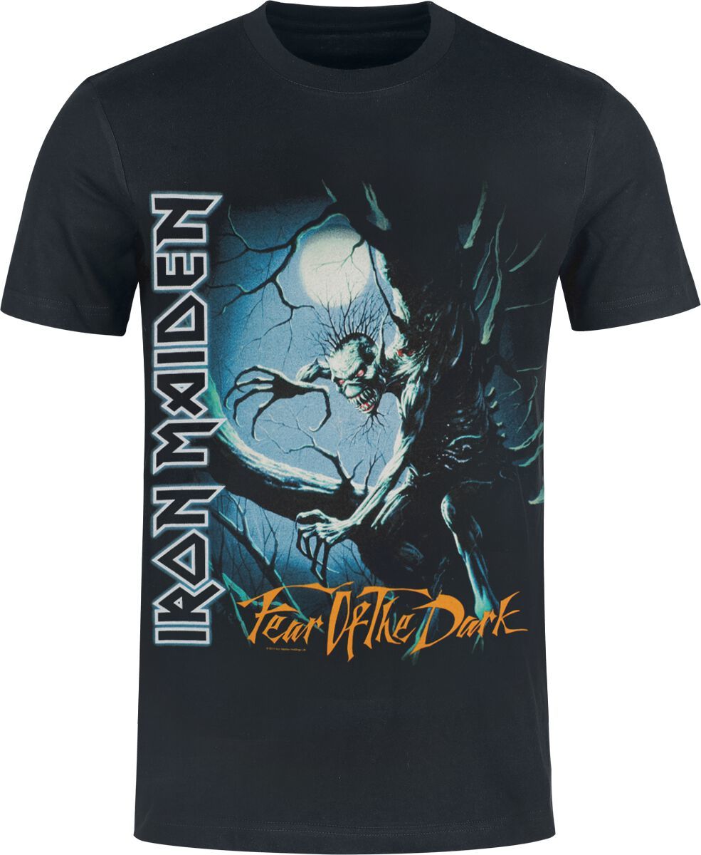 Iron Maiden Fear Of The Dark Heavyweight Tričko černá - RockTime.cz