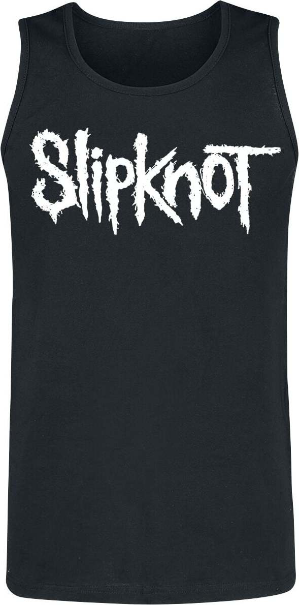 Slipknot White Logo Tank top černá - RockTime.cz