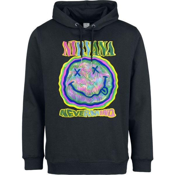 Nirvana Amplified Collection - Scribble Nevermind Mikina s kapucí černá - RockTime.cz