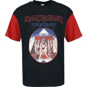 Iron Maiden Powerslave Tričko cerná/cervená - RockTime.cz