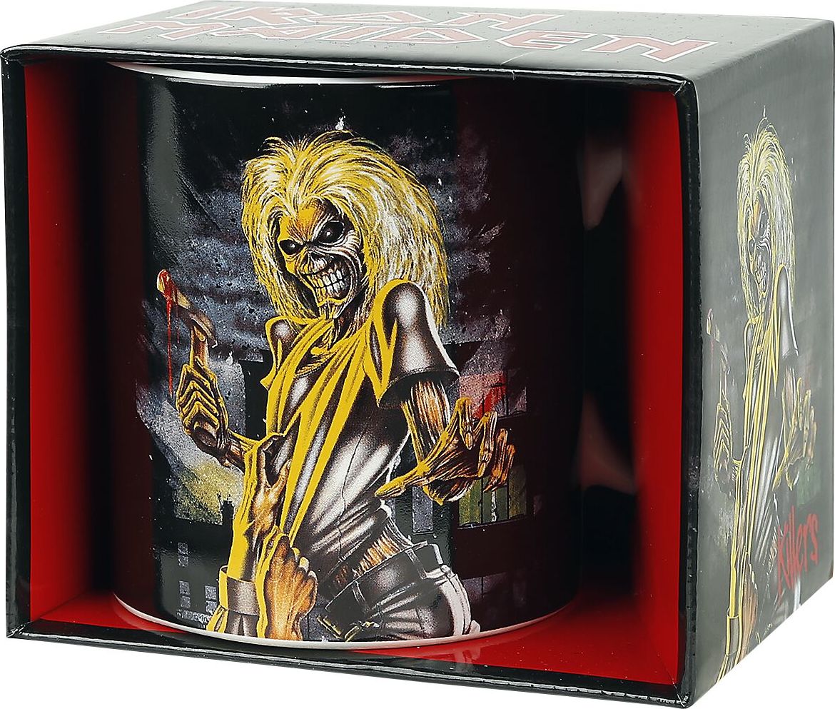 Iron Maiden Killers Hrnek bílá - RockTime.cz