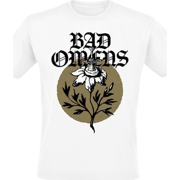 Bad Omens Sunflower Tričko bílá - RockTime.cz