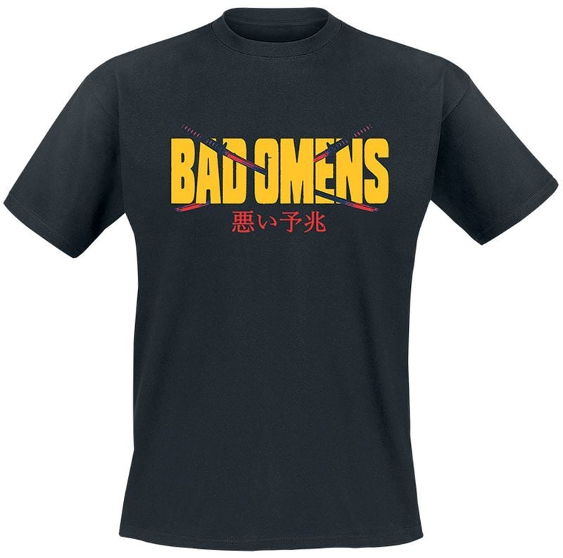 Bad Omens Japanese Deluxe Katana Tričko černá - RockTime.cz