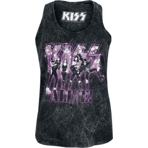 Kiss Alive Dámský top antracitová - RockTime.cz