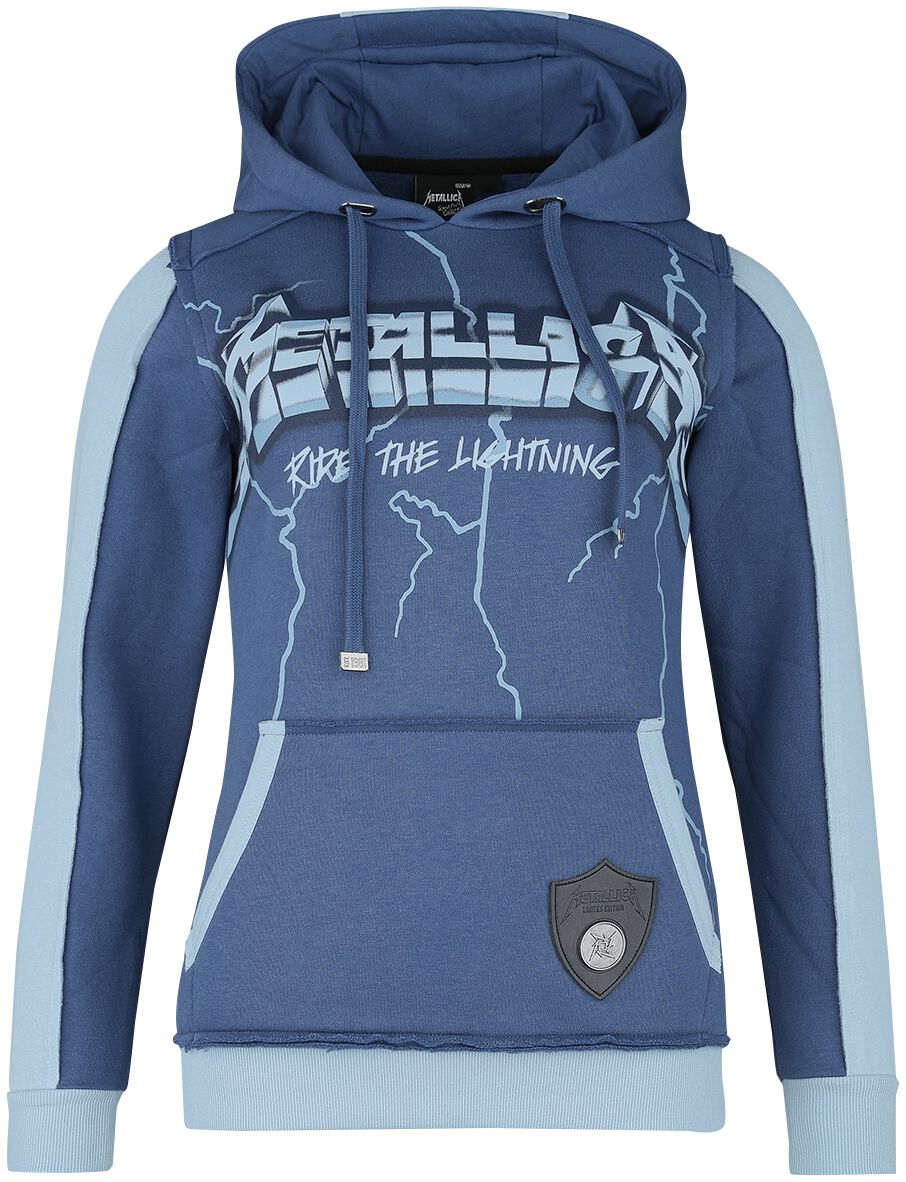 Metallica EMP Signature Collection Dámská mikina s kapucí modrá - RockTime.cz