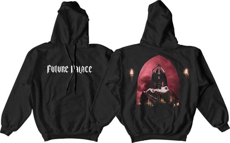 Future Palace Distortion Hoodie Mikina s kapucí černá - RockTime.cz