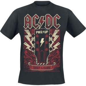 AC/DC PWRUP Guitar Tričko černá - RockTime.cz