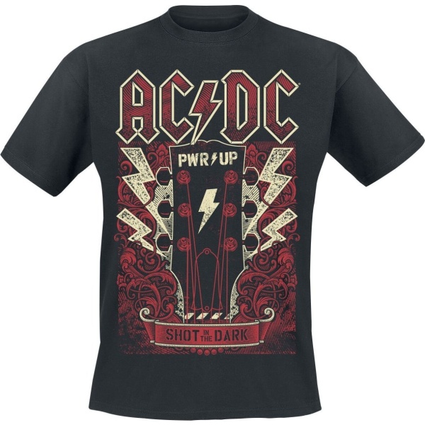 AC/DC PWRUP Guitar Tričko černá - RockTime.cz
