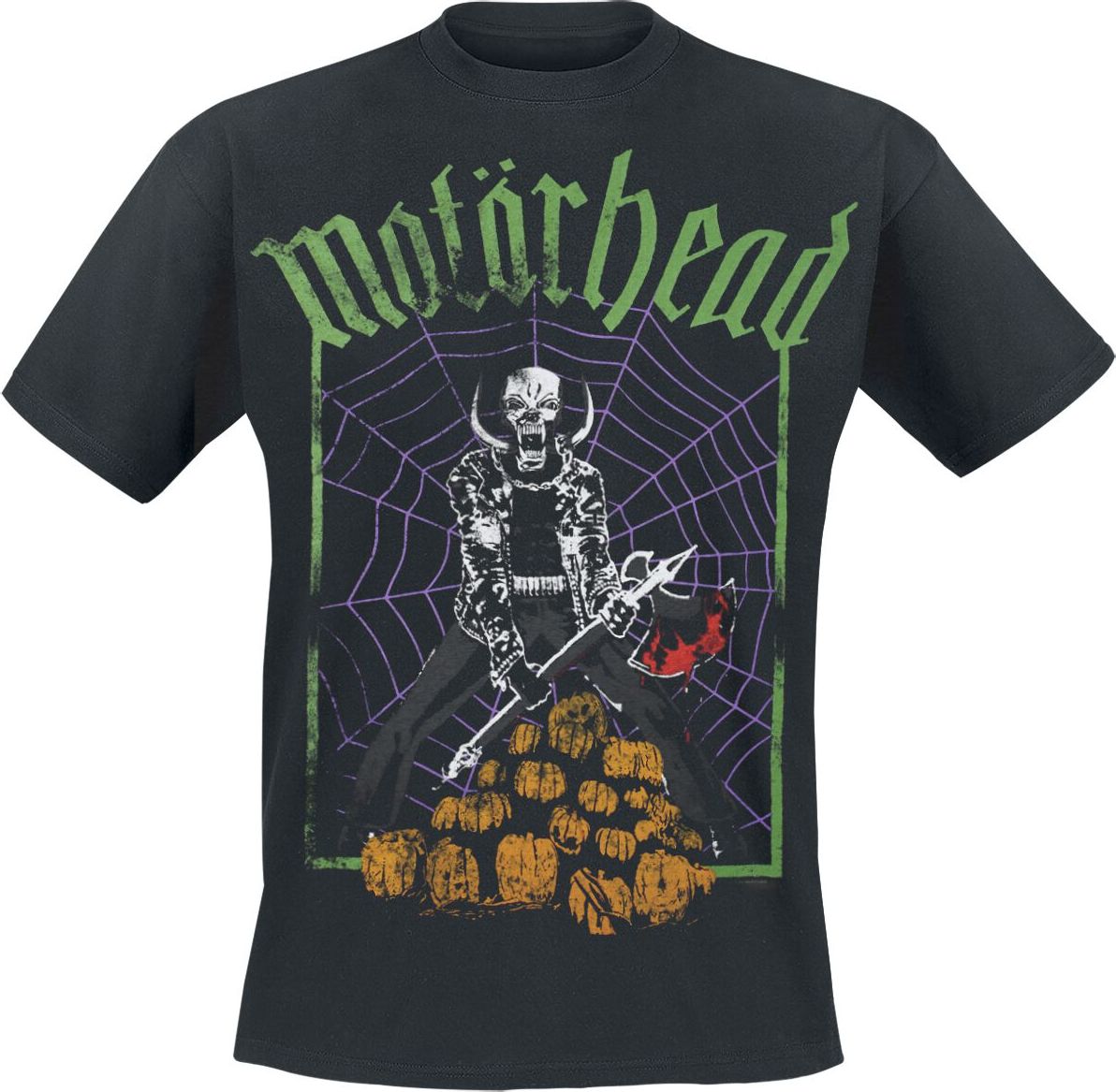 Motörhead Halloween Pumkin Axe Tričko černá - RockTime.cz