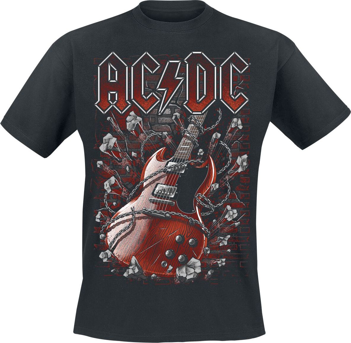 AC/DC Breaking The Wall Tričko černá - RockTime.cz