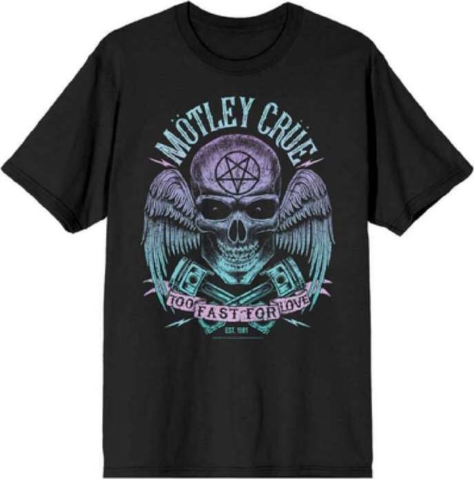 Mötley Crüe 2 Fast 4 Love Tričko černá - RockTime.cz