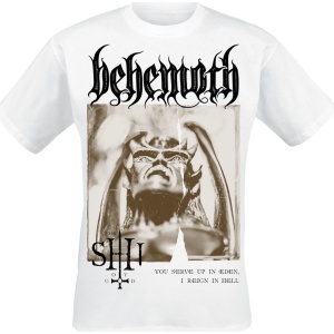 Behemoth The Shit Of God - Sepia Parchment V2 Tričko bílá - RockTime.cz