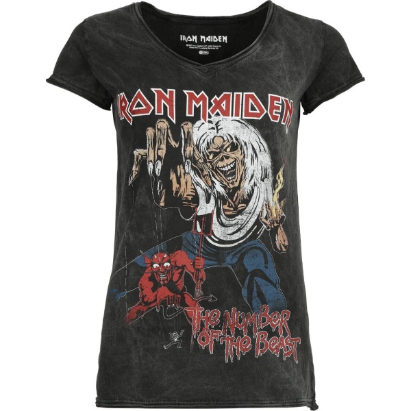 Iron Maiden The Number Of The Beast Dámské tričko černá - RockTime.cz