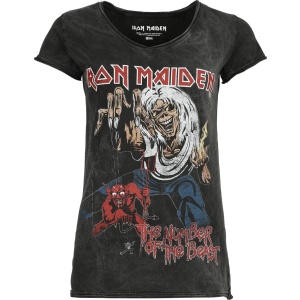 Iron Maiden The Number Of The Beast Dámské tričko černá - RockTime.cz