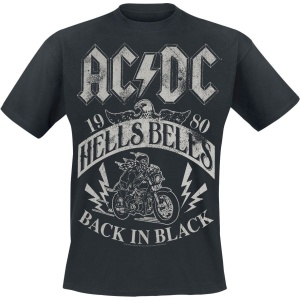 AC/DC Hells Bells 1980 Tričko černá - RockTime.cz