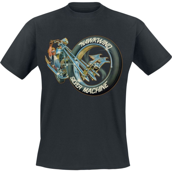 Hawkwind Silver Machine Tričko černá - RockTime.cz