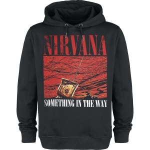 Nirvana Amplified Collection - Something In The Way Mikina s kapucí černá - RockTime.cz