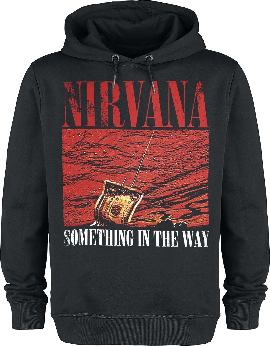 Nirvana Amplified Collection - Something In The Way Mikina s kapucí černá - RockTime.cz