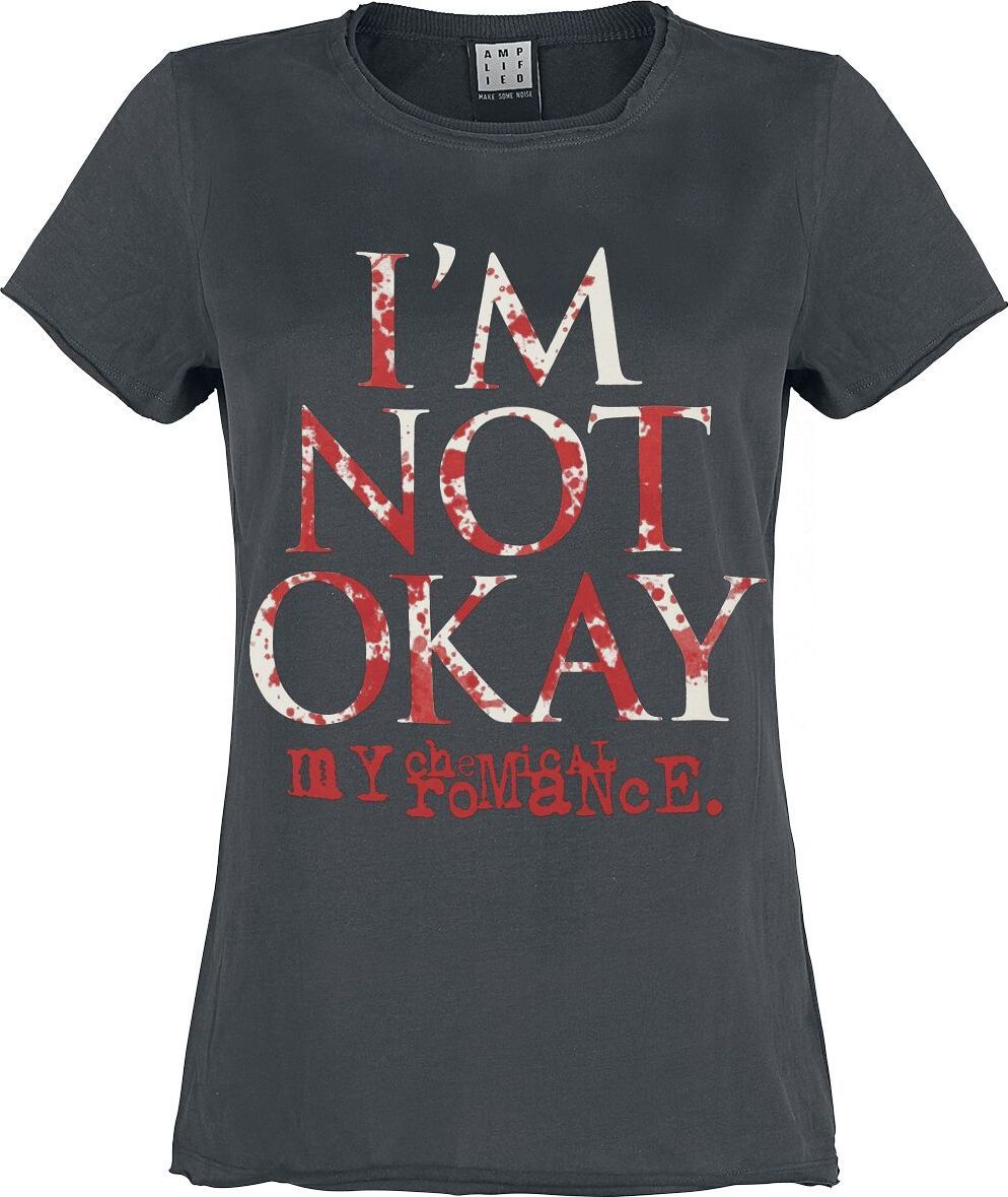 My Chemical Romance Amplified Collection - I'm Not Okay Dámské tričko charcoal - RockTime.cz
