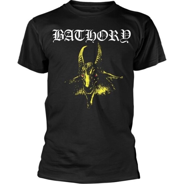 Bathory Goat Yellow Tričko černá - RockTime.cz