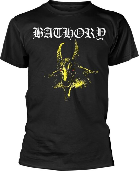 Bathory Goat Yellow Tričko černá - RockTime.cz