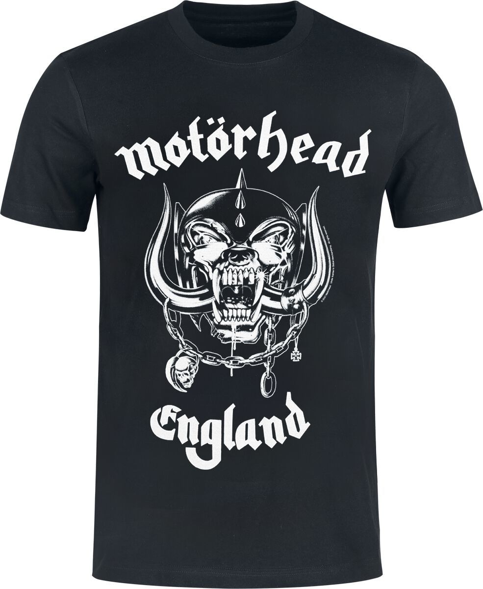 Motörhead England Heavyweight Tričko černá - RockTime.cz
