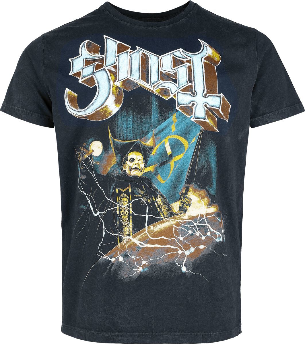 Ghost Lightning Tričko tmavě šedá - RockTime.cz