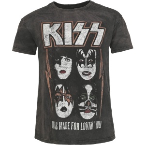 Kiss I Was Made For Lovin' You Tričko šedá - RockTime.cz