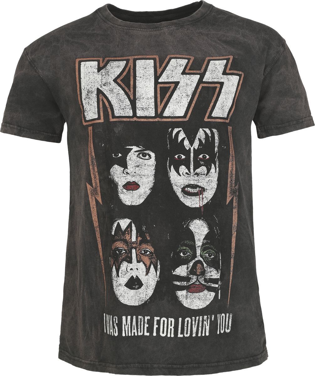 Kiss I Was Made For Lovin' You Tričko šedá - RockTime.cz
