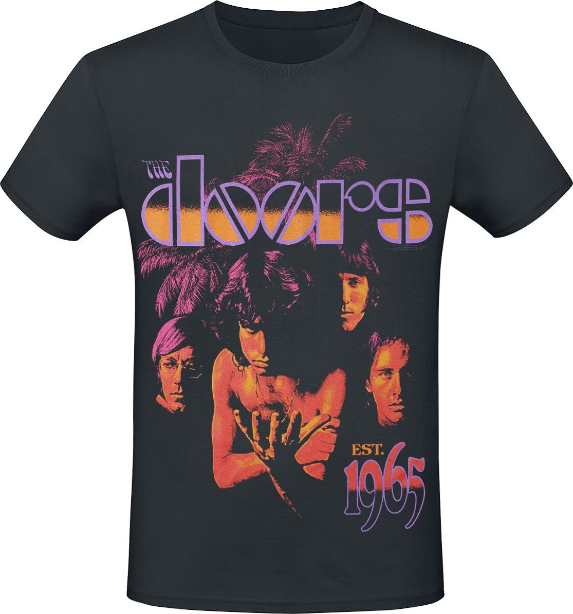 The Doors EST 1965 Tričko černá - RockTime.cz