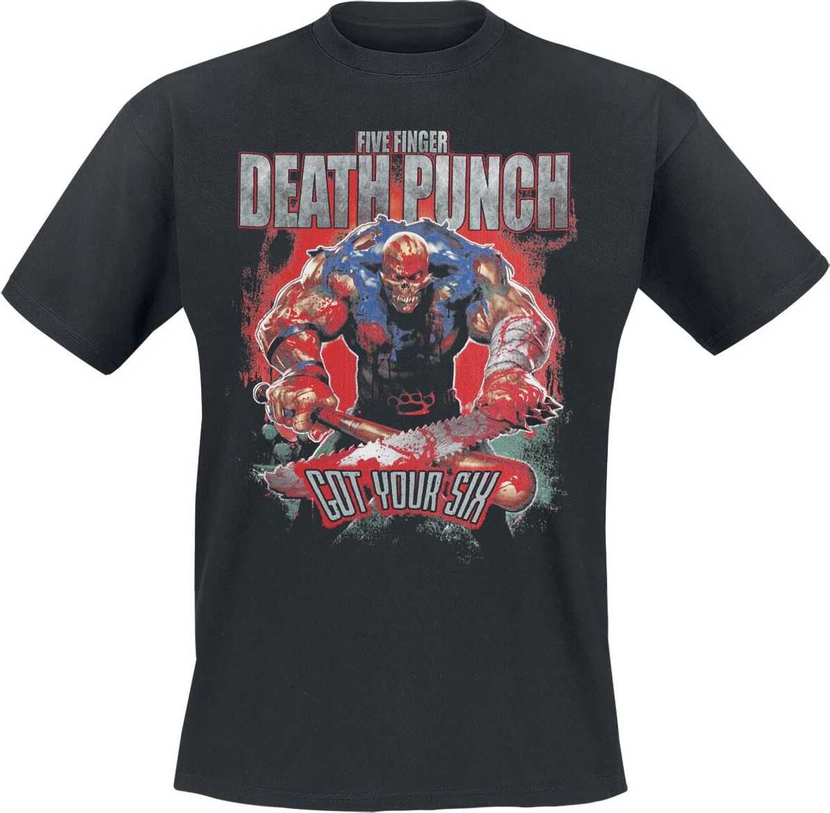 Five Finger Death Punch Got your six Tričko černá - RockTime.cz