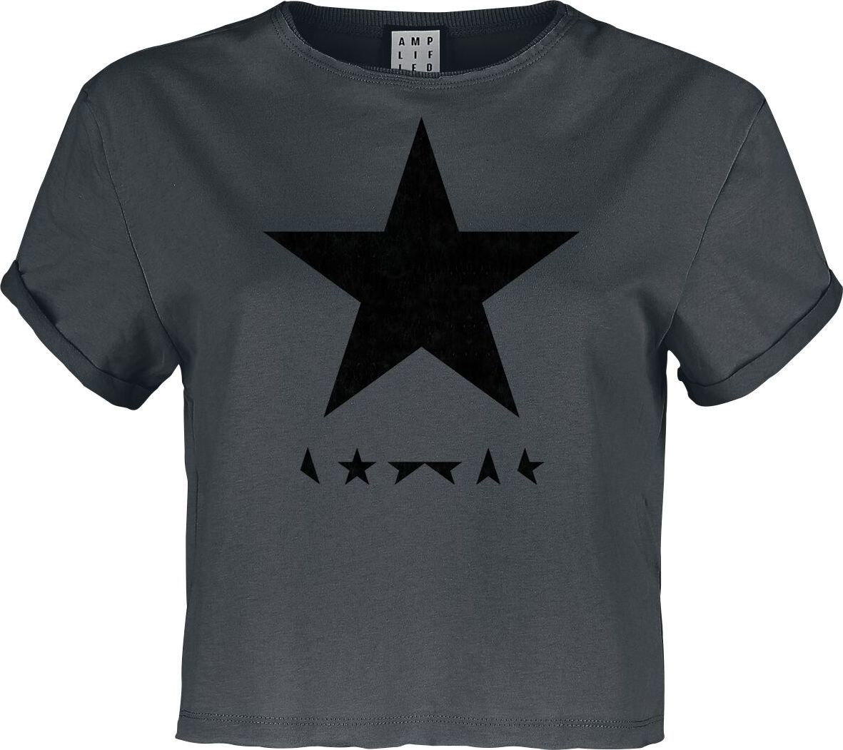David Bowie Amplified Collection - Black Star Dámské tričko charcoal - RockTime.cz