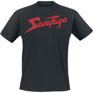 Savatage Red Logo Tričko černá - RockTime.cz
