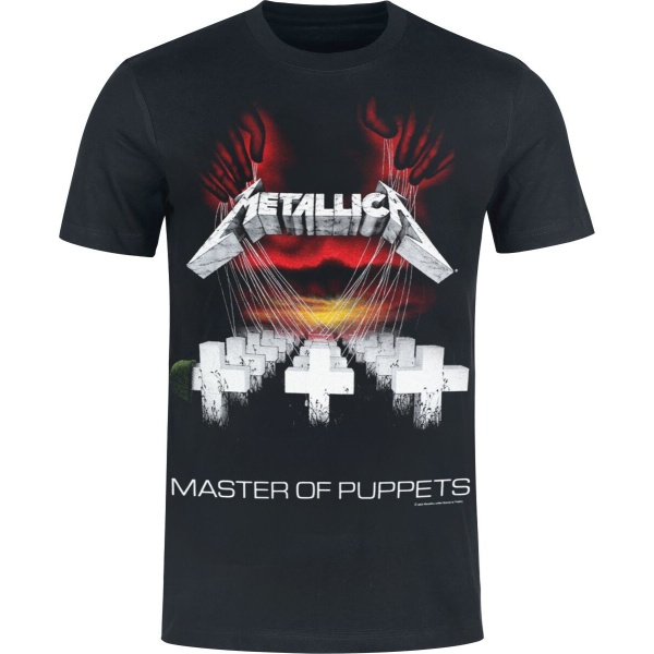 Metallica Master Of Puppets Heavyweight Tričko černá - RockTime.cz