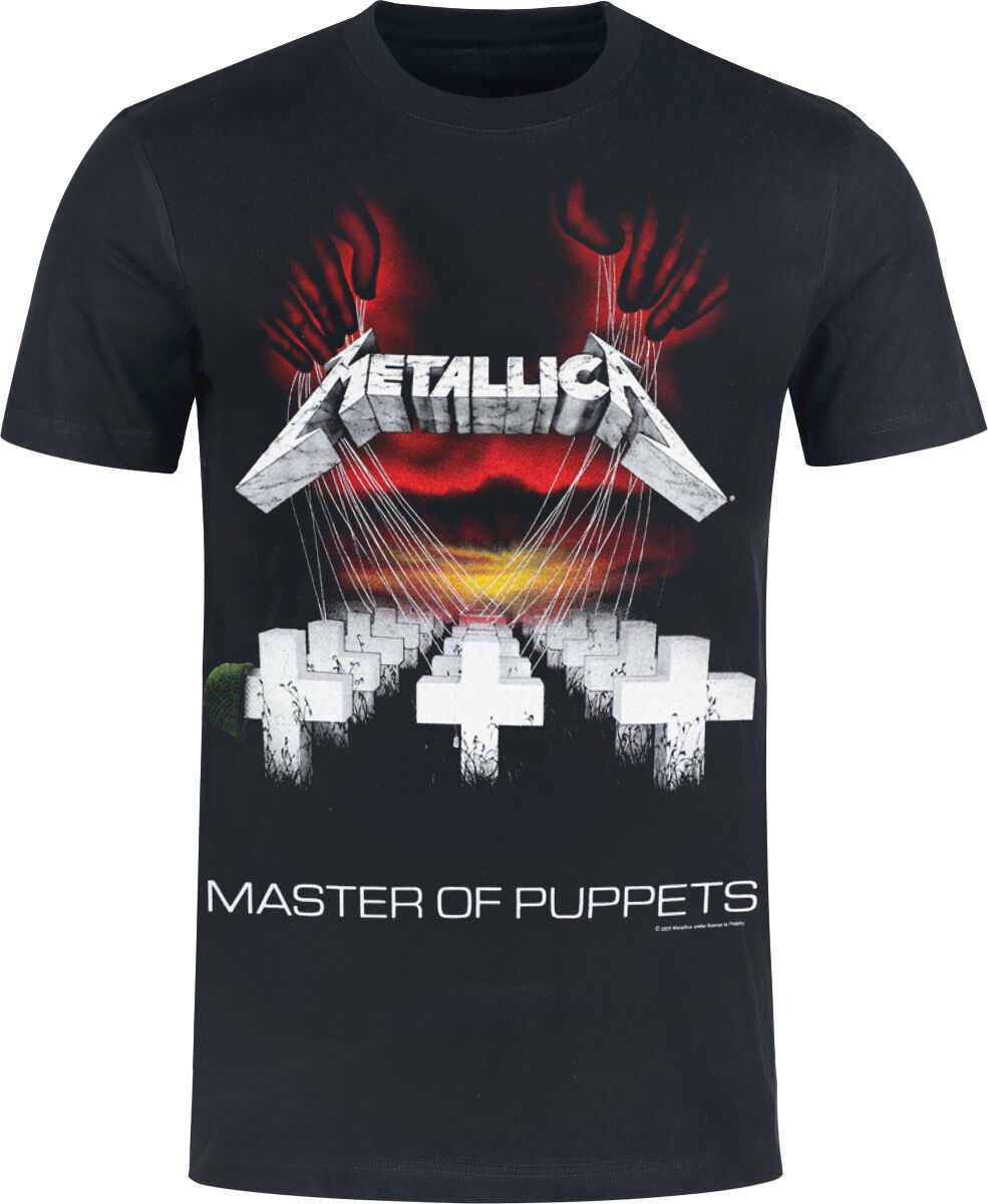 Metallica Master Of Puppets Heavyweight Tričko černá - RockTime.cz